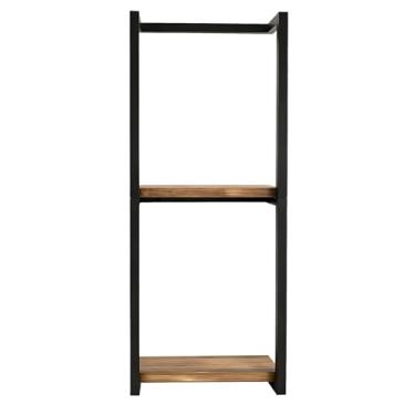 Imagem de YOUTHINK Toalheiro de 2 Camadas, Organizador de Armazenamento de Banheiro Montado na Parede de Grande Capacidade, Economia de Espaço para Banheiros Pequenos (28,5x14x77cm)