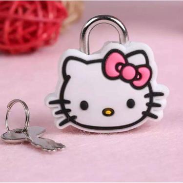 Imagem de Cadeado Gatinho Rosa Hello Kitty 20mm