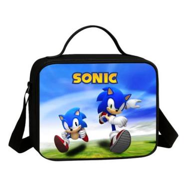 Imagem de Lancheira Termica Escolar Infantil Estampa Menino Game Corrida Soni La