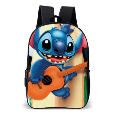 Imagem de Mochila Infantil Escolar Simples Novidade Ohana Lilo Familia Lançament
