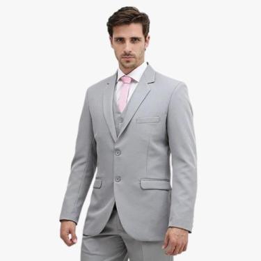 Imagem de Terno Masculino Slim Fit Social Premium Paletó e Calça Envio Imediato 