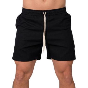 Imagem de Short Linho Masculino Mauricinho Básico Premium Casual Confortável Ver