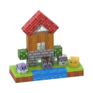 Imagem de Conjunto De Blocos Magnéticos Para Meninos E Meninas 32-64 Peças Idade