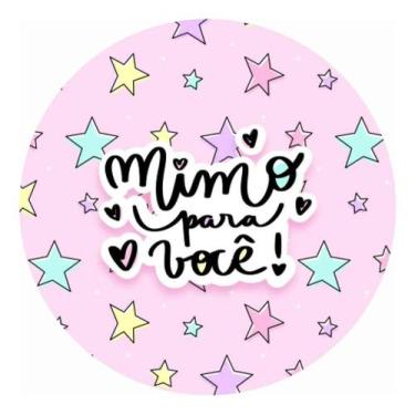 Imagem de 90 Adesivos 4cm Frases Um Mimo Para Você - Bellarte