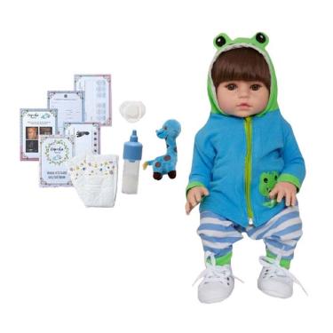 Imagem de Boneca Bebe Reborn Jacarezinho