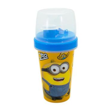 Imagem de Copo Infantil Mini Shakeira Plástico 320ml Personagens Plasútil, Minio
