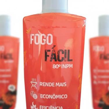 Imagem de Acendedor Seguro para churrasqueira Fogo Fácil 300ml KIT6