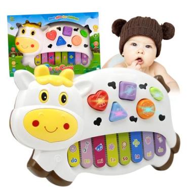 Imagem de Piano Infantil Fazendinha Musical Presente Musicas Educativa Bebê - Te