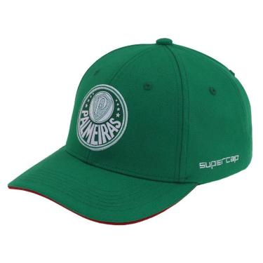 Imagem de Boné Palmeiras SuperCap Aba Curva Símbolo Bordado Oficial-Masculino