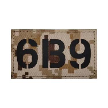 Imagem de Patch Refletivo Com Cabeça De Gato E Tridente Da Bandeira Dos EUA Em C