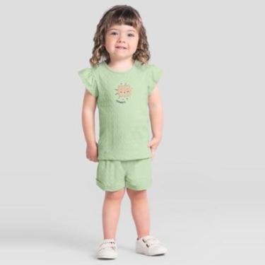 Imagem de Conjunto infantil menina de ursinho Brandili-Feminino