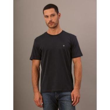 Imagem de Camiseta Masculina Estampa Ômega No Peito Calvin Klein Jeans - Marinho-Masculino