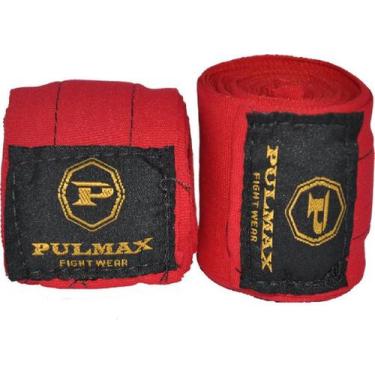 Imagem de Bandagem Elástica 3 Metros - Pulmax, Vermelho