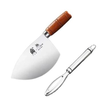 Imagem de Faca Profissional Para Cortar Atum CMGF, Cutelo Comercial Para Peixe E