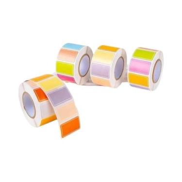 Imagem de Adesivos Coloridos Impermeáveis Autoadesivos 1.5x2.5cm Para Diário, Et