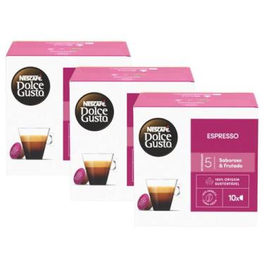 Imagem de 3x Capsula de Café Dolce Gusto Espresso 10 unidades - - Nescafé Dolce 