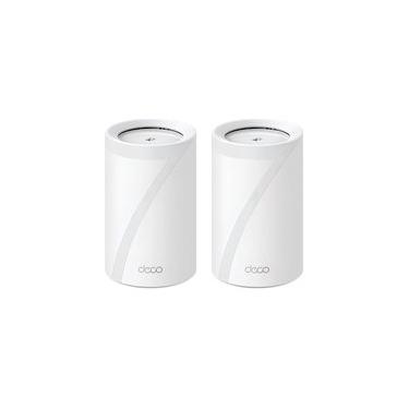 Imagem de Roteador TP Link Deco BE65 Mesh WI-FI 7, 2.5G, Tri-Band, BE11000, Pacote com 2 Unidades - Deco BE65(2-pack)(US)