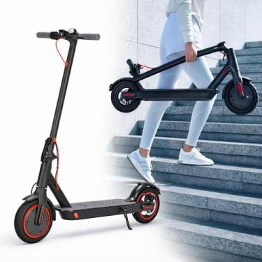 Imagem de Patinete Elétrico com Amortecedor Premium Dobrável 35km até 120kg Moto