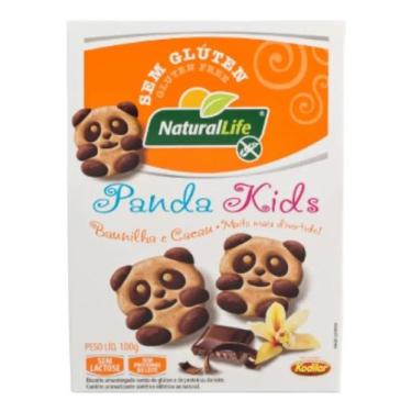 Imagem de Biscoito Panda Kids Baunilha Cacau Sem Glúten Sem Lactose Na