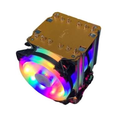 Imagem de Cooler De Ar RGB X99 Para CPU Com 6 Heatpipes Para Intel LGA 1150 1151