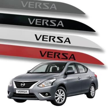 Imagem de Friso Lateral Nissan Versa Facao Protetor de Porta Cores - Macall, Bra