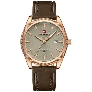 Imagem de Relógio  Masculino Pulseira de Couro Pu Resistência à Água 3ATM