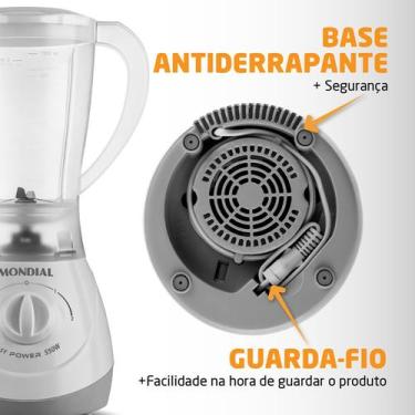 Imagem de Liquidificador Mondial Easy Power L-550-W Branco - 220V, Unica, 220V