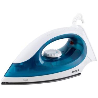Imagem de Ferro de Passar a Seco Fast Lenoxx PFF603 Azul - 220V, Azul e Branco, 