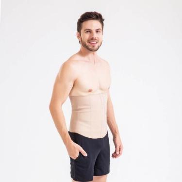 Imagem de Cinta Esbelt Postura Masc Modela Barriga 407 casapaula, EG, Chocolate