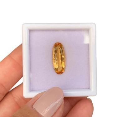 Imagem de Topázio Imperial Laranja Oval 6,11ct - SP GEMAS