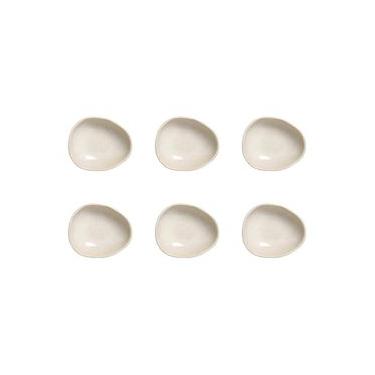 Imagem de Conjunto de Cumbucas Oval Porto Brasil Orgânico Latte 265ml - 6 Peças