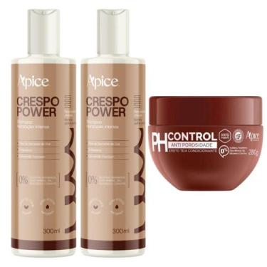 Imagem de Kit Shampoo, Cond e PH Control Apice Crespos - Apice Cosméticos