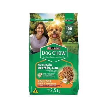 Imagem de Ração Purina Dog Chow para Cães Extra Life - Adultos Mini/Pequeno, Car
