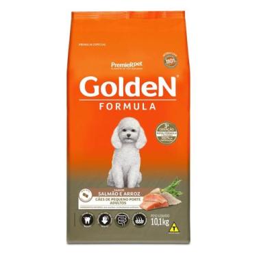 Imagem de Ração Golden Fórmula Cães Adultos Mini e Pequeno sabor Salmão e Arroz 