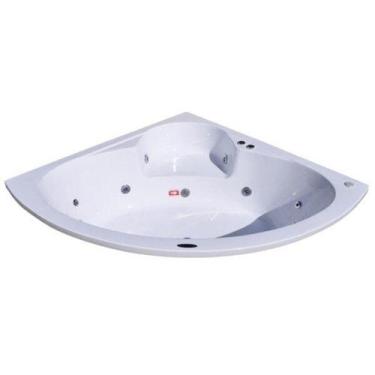 Imagem de Banheira Hidromassagem Astra Copacabana Gran Luxo 143CMX189CMX43CM - 0
