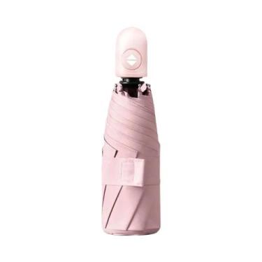 Imagem de Guarda-chuva De Bolso Automático Leve Com Proteção UV, Dobrável, De Co