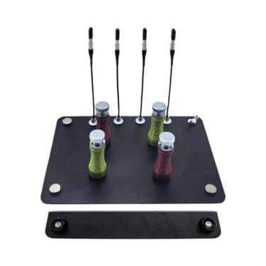 Imagem de Suporte De PCB De 4mm Com Mola, Pilar Magnético Forte De Carbono Com 4