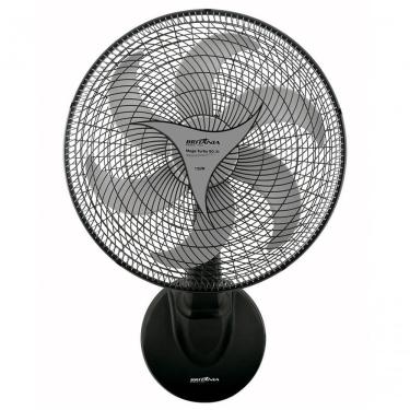 Imagem de Ventilador de Parede Britânia 135W 45CM 6 Pás 3 Velocidades Preto Mega Turbo 50 Six com Controle Remoto 220V