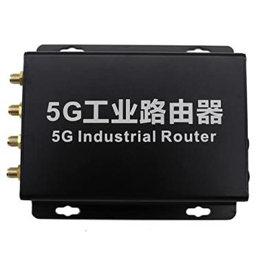 Imagem de EXVIST Modem 5G LTE com compartimento para cartão SIM, 5G DTU com RS232 RS485, 2X Gigabit RJ45, modo duplo NSA+SA, APN/VPN, adequado para eletricidade, vigilância por vídeo, controle industrial etc. (RM510Q-GL)
