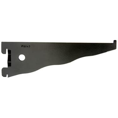 Imagem de PRAT.K Suporte de Trilho para Prateleira Preto 20 cm – Alta Resistência e Segurança