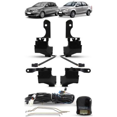 Imagem de Kit Trava Eletrica Tragial Toyota Etios 2013 Em Diante 4 Portas