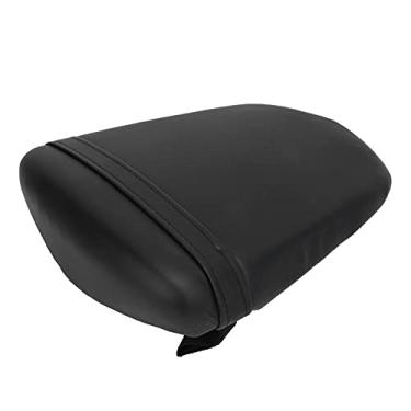Imagem de Assento traseiro motocicleta, selim traseiro anticorrosão resistente ao desgaste preto decorativo para modificação do autociclo