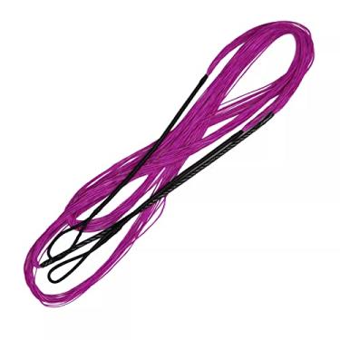 Imagem de DEERACE 16 fios coloridos Flemish Fast Flight Bow String BCY material para arco recurvo laranja roxo verde amarelo 122 cm 137 cm 147 cm 157 cm 167 cm 172 cm 177 cm (comprimento AMO 172 cm, roxo)