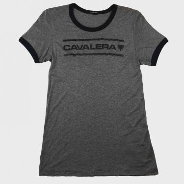 Imagem de Camiseta Feminina T-shirt Classica Chumbo Mescla Cavalera