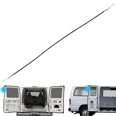 Imagem de Unikpas Cabo de liberação de trinco da porta superior compatível com Ford E150 E250 E350 carga articulada lado do passageiro 40% kit de cabo de reparo de porta AC2Z15264A26B (1 peça)