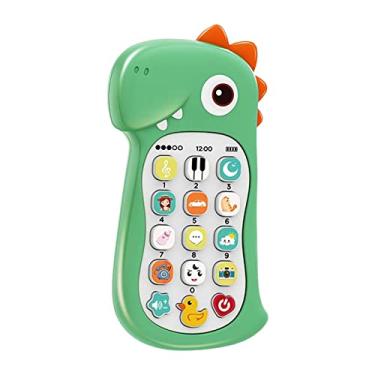 Imagem de Vaveren musical telefone dinossauro telefone educativo de aprendizagem precoce para, VERDE