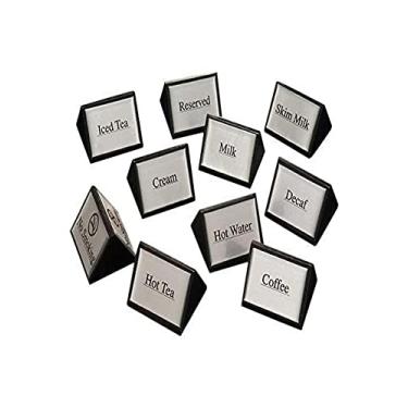 Imagem de American Metalcraft Placa de madeira Signsk9 American Metalcraft SIGNSK9, leite de skim, 4,5 cm de altura, 7,6 cm de largura, preta, preta