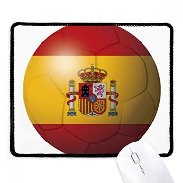 Imagem de Mousepad com a bandeira nacional da Espanha para futebol americano com borda costurada
