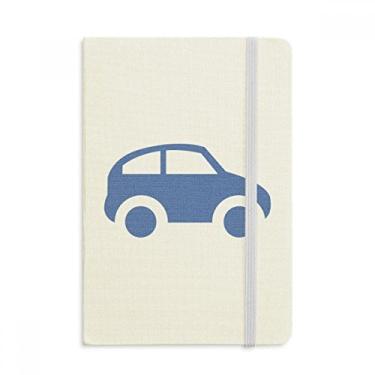 Imagem de Caderno com estampa ambiental de veículos energéticos, capa dura de tecido, diário clássico