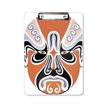 Imagem de Beijing Opera Peking Opera Prancheta Facial Bloco de Escrita Placa de Apoio A4